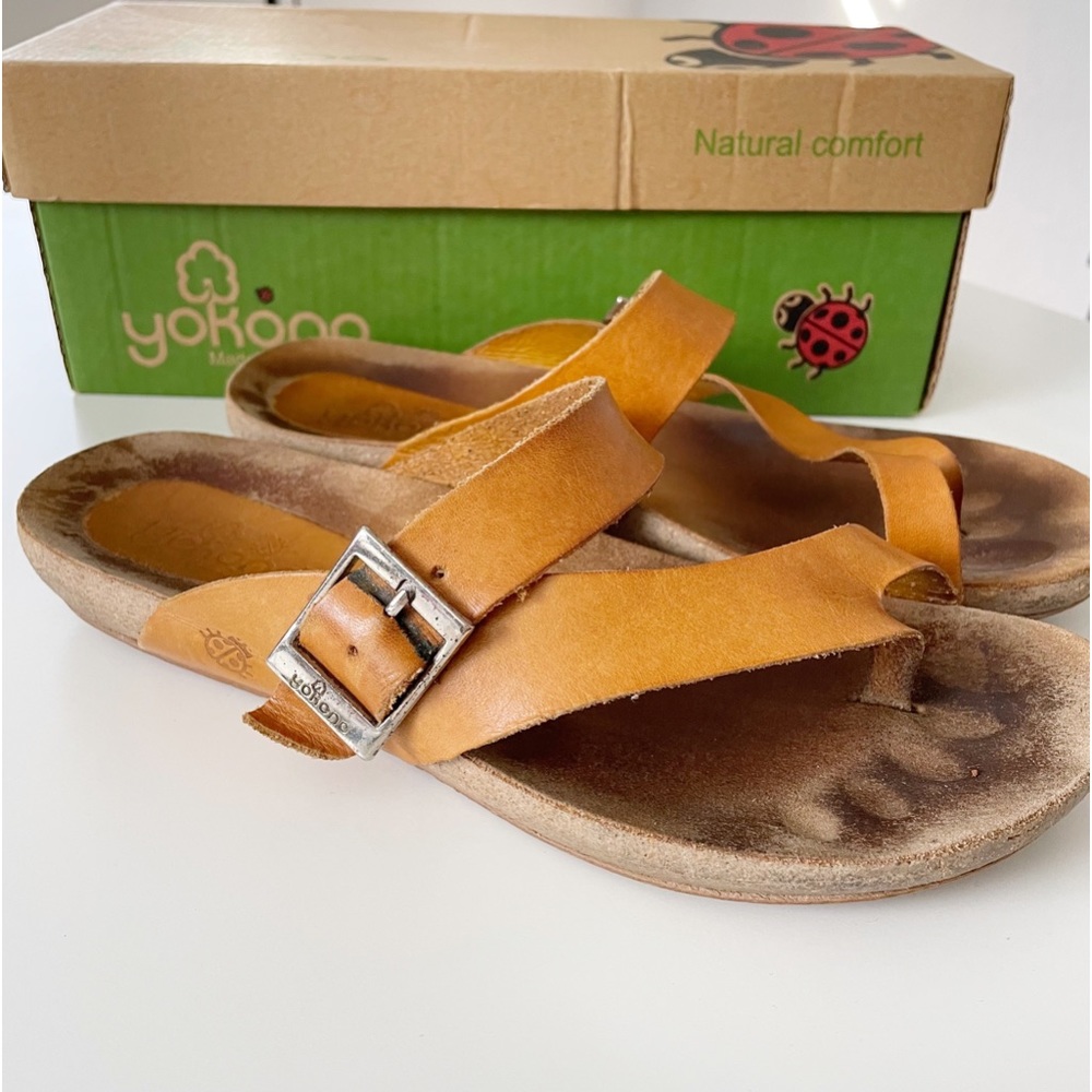 Yokono Made In Spain Women’s Leather Sandals Size 7.5